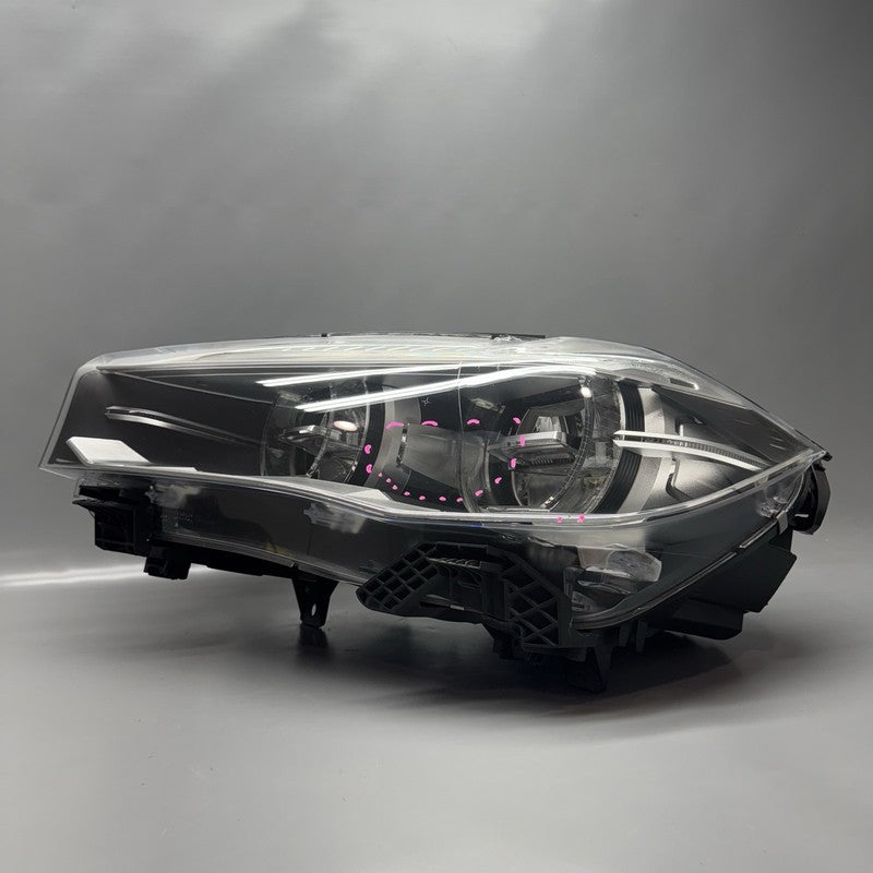 7424171 BMW X5 X6 HEADLIGHT LEFT DRIVER 2016 2017 2018 2019 LED ADAPTIVE OEM 7424171