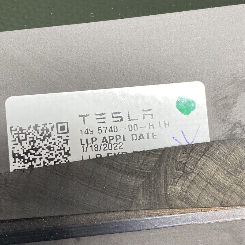 1495740-99-H TESLA MODEL Y QUARTER GLASS LEFT REAR 2020 2021 2022 2023 OEM 1495740-99-H