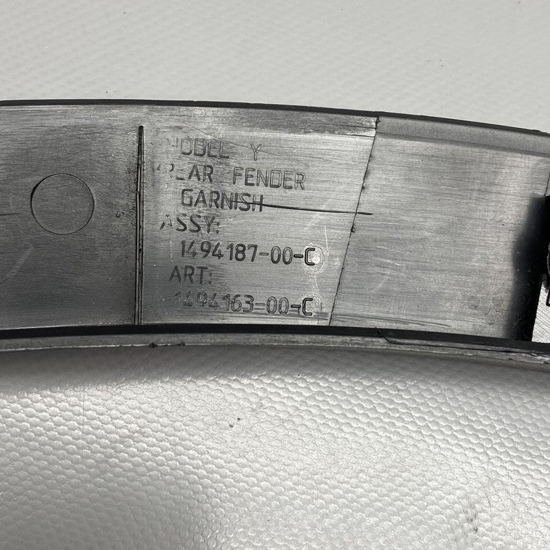 1494187-00-C TESLA MODEL Y WHEEL FLARE LEFT REAR 1494187-00-C 2020 2021 2022 2023 OEM