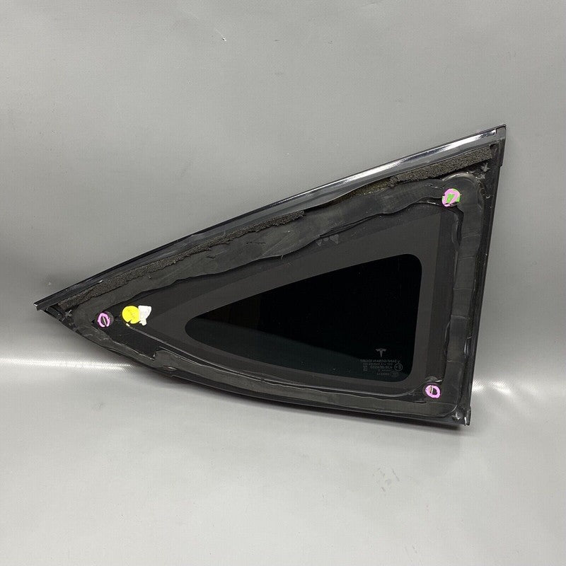 1034906-01-i TESLA MODEL X QUARTER GLASS LEFT REAR 2016 2017 2018 2019 2020 OEM 1034906-01-i