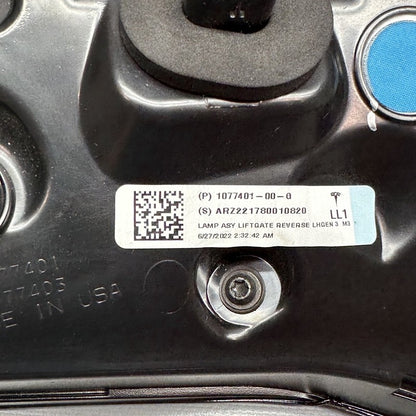 1077401-00-G TESLA MODEL 3 Y TAIL LIGHT TRUNK LEFT DRIVER 2018 2019 2020 2021 22 1077401-00-G