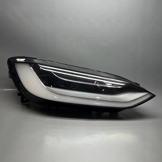 1034315-00-F TESLA MODEL X HEADLIGHT RIGHT PASSENGER 2016 17 18 19 2020 LED OEM 1034315-00-F