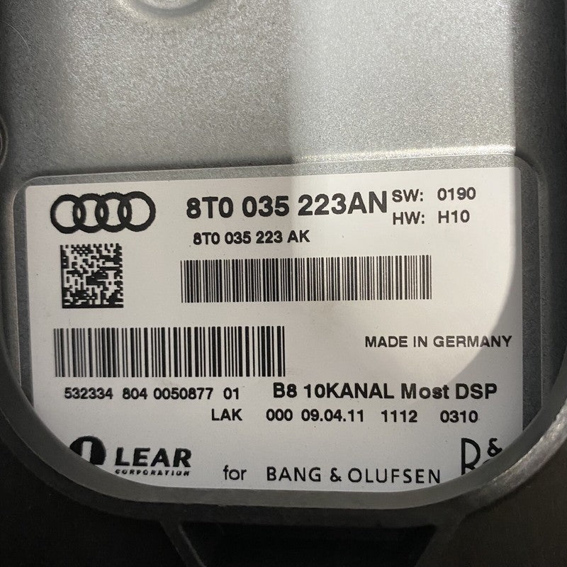 8T0035223AN AUDI Q5 AUDIO AMPLIFIER 8T0035223AN BOOSTER 2011 2012 OEM