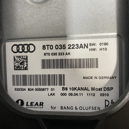 8T0035223AN AUDI Q5 AUDIO AMPLIFIER 8T0035223AN BOOSTER 2011 2012 OEM