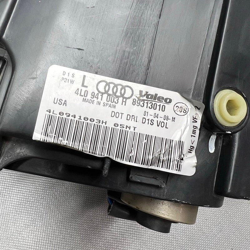 AUDI HEADLIGHT LEFT DRIVER 2007 2008 2009 XENON OEM 4L0941003H