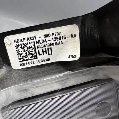 NL34-13E015-AA FORD F-150 HEADLIGHT LEFT DRIVER 2021 2022 2023 QUAD LED   OEM NL34-13E015-AA