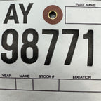 TESLA MODEL 3  DOOR MOLDING LEFT FRONT 2017 2018 2019 2020 2021 2022 O