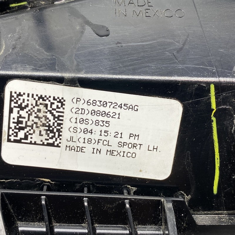68307245AG JEEP WRANGLER SPORT TURN SIGNAL LEFT DRIVER 68307245AG 2018 2019 2020 2021 OEM