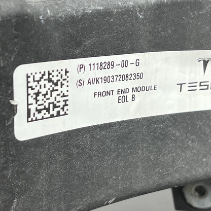 1118289-00-G TESLA MODEL 3 FRONT END MODULE SUPPORT 2017 2018 2019 2020 OEM 1118289-00-G