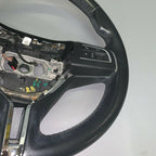 670044504 MASERATI GHIBLI STEERING WHEEL 2014 2015 2016 BLACK LEATHER OEM
