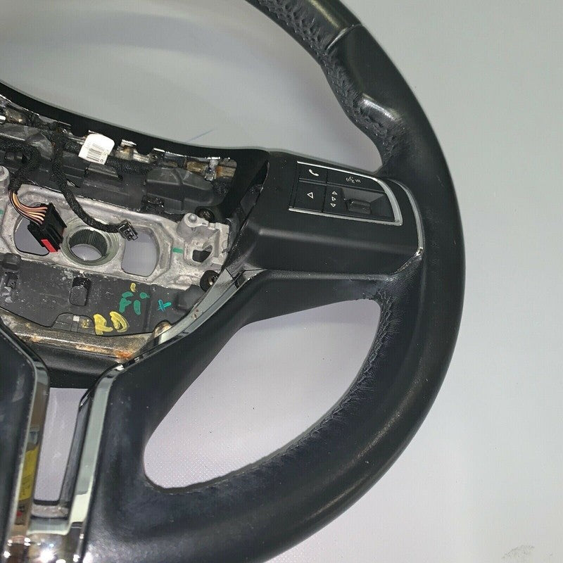 670044504 MASERATI GHIBLI STEERING WHEEL 2014 2015 2016 BLACK LEATHER OEM