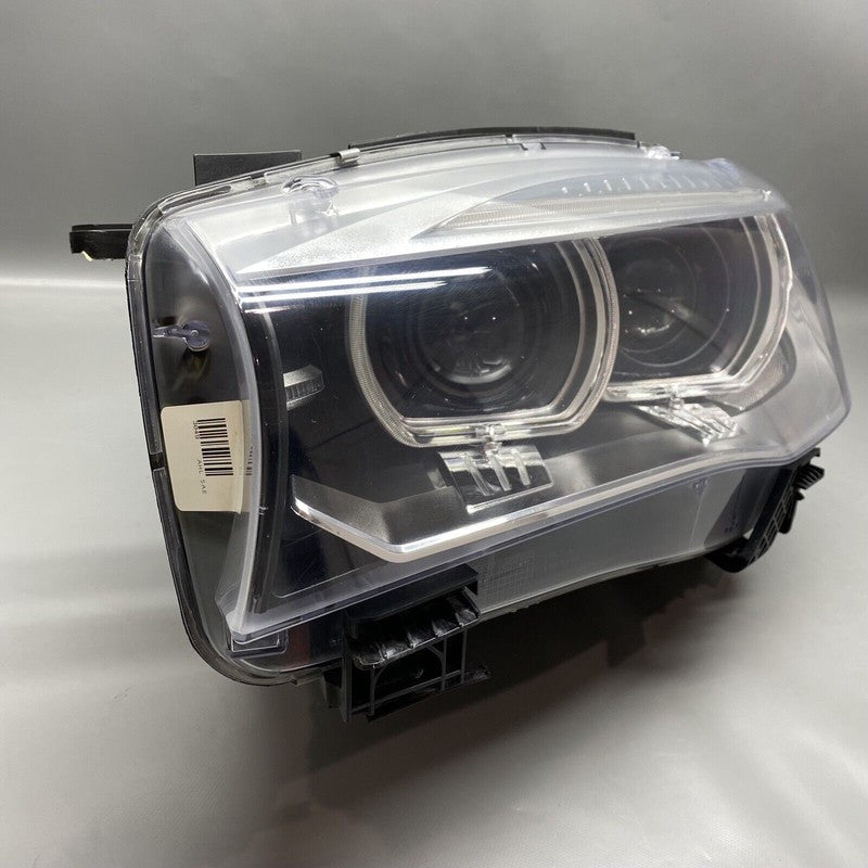 BMW X5 HEADLIGHT LEFT DRIVER X6 7460617 2014 2015 2016 2017 XENON OEM