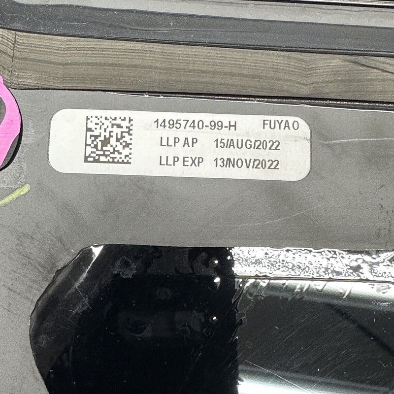 1495740-99-H TESLA MODEL Y QUARTER GLASS LEFT DRIVER 2020 2021 2022 2023 OEM 1495740-99-H