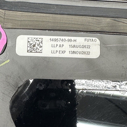 1495740-99-H TESLA MODEL Y QUARTER GLASS LEFT DRIVER 2020 2021 2022 2023 OEM 1495740-99-H