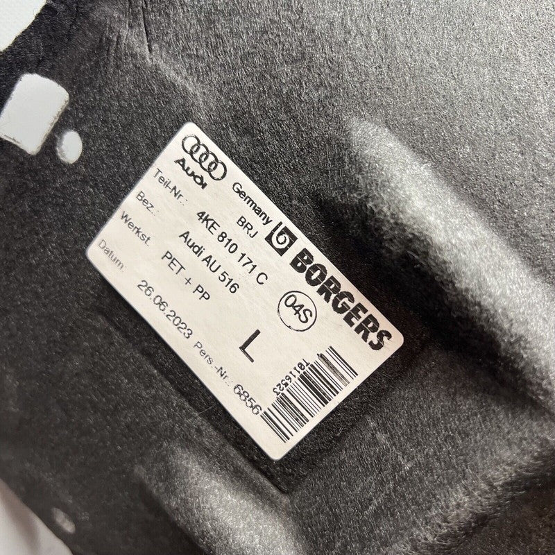 4KE-810-171-C AUDI E-TRON FENDER LINER LEFT REAR 2019 2020 2021 2022 2023 OEM 4KE-810-171-C
