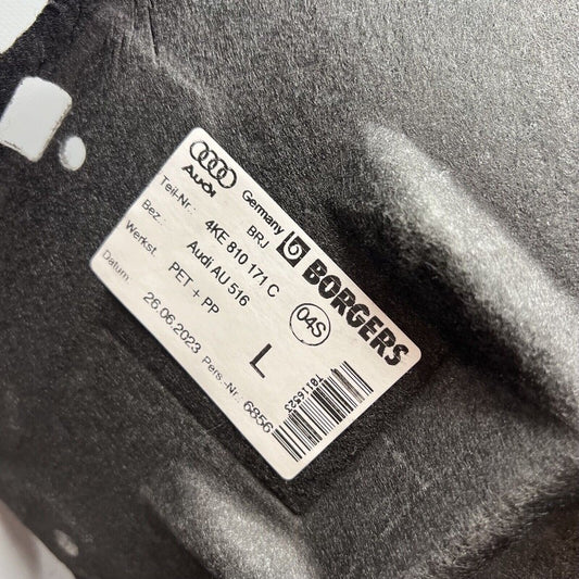 4KE-810-171-C AUDI E-TRON FENDER LINER LEFT REAR 2019 2020 2021 2022 2023 OEM 4KE-810-171-C