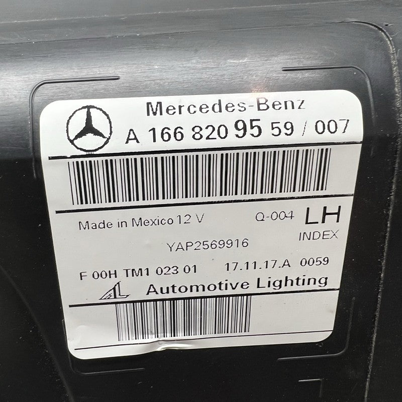 A1668209559 MERCEDES BENZ GLS 350 HEADLIGHT LEFT DRIVER 2016 2017 2018 2019 HALOGEN OEM