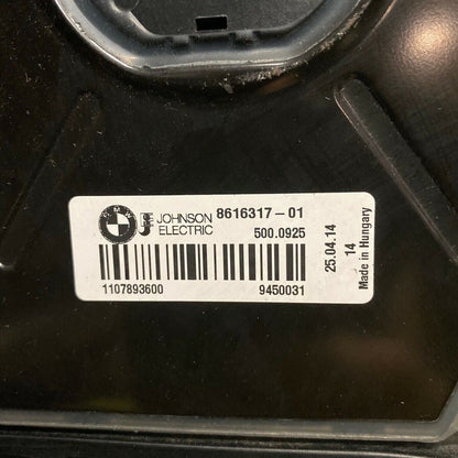 17428621192 BMW 428 RADIATOR COOLING FAN 328 F32 F30 2012 2013 14 2015 600w OEM 17428621192