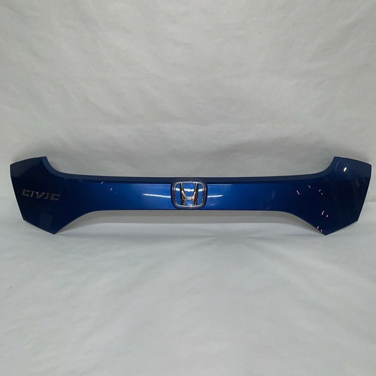 74890-TGG-ZZ00 HONDA CIVIC HATCHBACK REAR GARNISH TRIM PANEL 2018 BLUE OEM