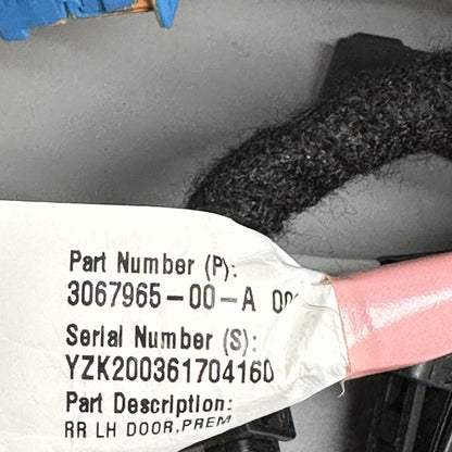 3067965-00-A TESLA MODEL 3 WIRE HARNESS LEFT FRONT DOOR 2017 2018 2019 2020 OEM 3067965-00-A