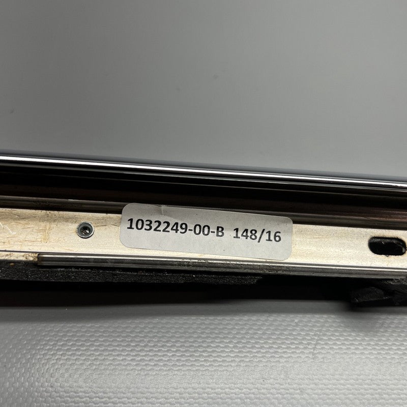 1032249-00-B TESLA MODEL X DOOR WINDOW MOLDING LEFT REAR 2016 17 18 19 2020 OEM 1032249-00-B