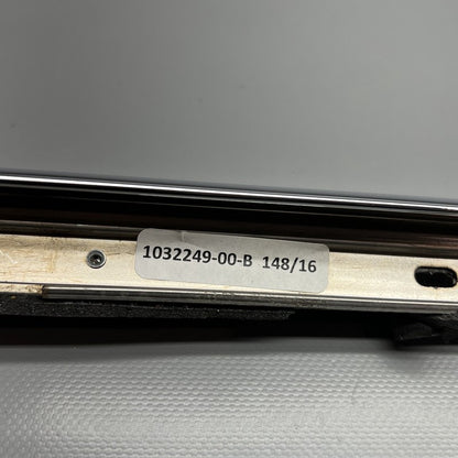 1032249-00-B TESLA MODEL X DOOR WINDOW MOLDING LEFT REAR 2016 17 18 19 2020 OEM 1032249-00-B