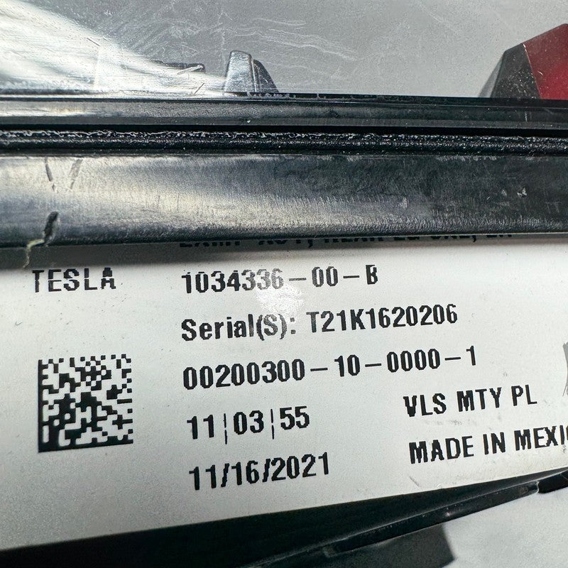 TESLA MODEL X TAIL LIGHT INNER LEFT DRIVER 2016 2017 2018 2019 2020 OE