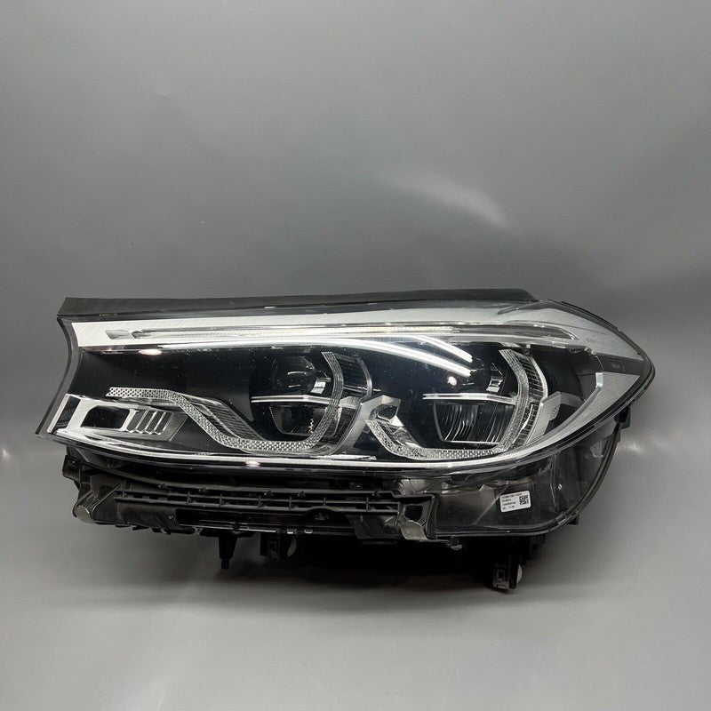8497229-03 BMW 640 650 GT HEADLIGHT LEFT DRIVER 2018 2019 G32 OEM 8497229 LED STRIPE BURNED