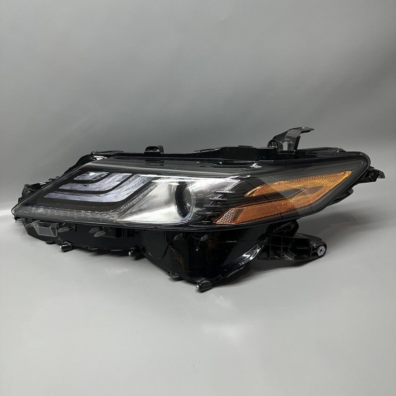 TOYOTA CAMRY HEADLIGHT LEFT DRIVER 3 STRIP DRL 2018 2019 2020 LED OEM 