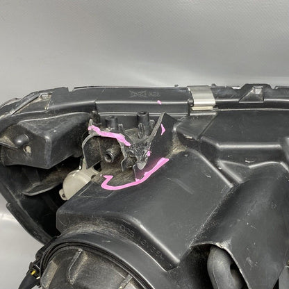 MITSUBISHI LANCER HEADLIGHT LEFT DRIVER 2008 09 10 11 12 13 14 2015 HID DAMAGED