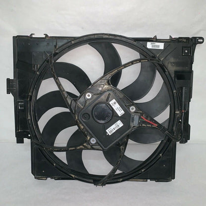 7640511 BMW 328 F30 RADIATOR COOLING FAN SEDAN 2012 2013 2014 2015 2016 OEM