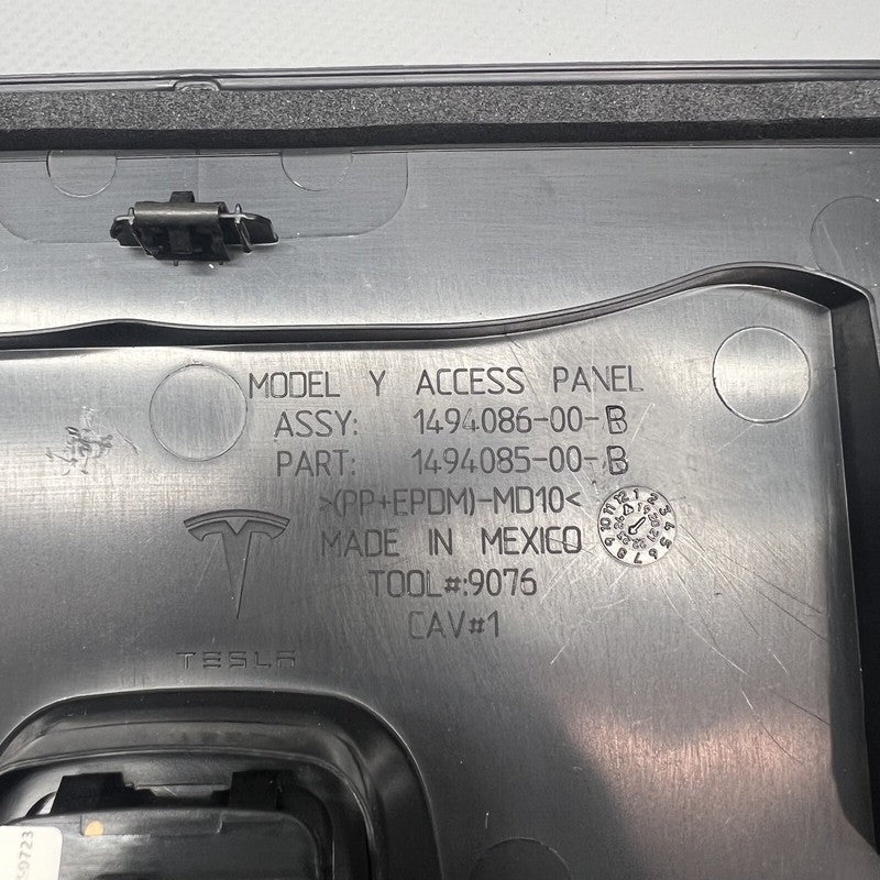 1494086-00-B TESLA MODEL Y LUGGAGE ACCESS PANEL 2020 2021 2022 2023 OEM 1494086-00-B