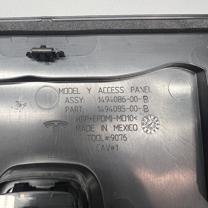 1494086-00-B TESLA MODEL Y LUGGAGE ACCESS PANEL 2020 2021 2022 2023 OEM 1494086-00-B
