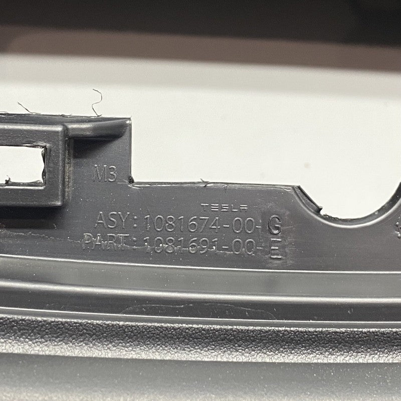 1081674-00-G TESLA MODEL 3 FRONT FRUNK STORAGE BOX 2017 2018 2019 2020 OEM 1081674-00-G