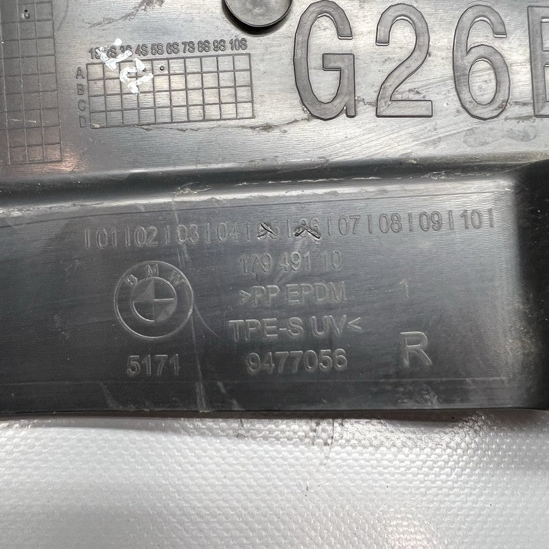 9477056 BMW I4 FRONT BUMPER DEFLECTOR SHIELD RIGHT 2022 2023 OEM 9477056