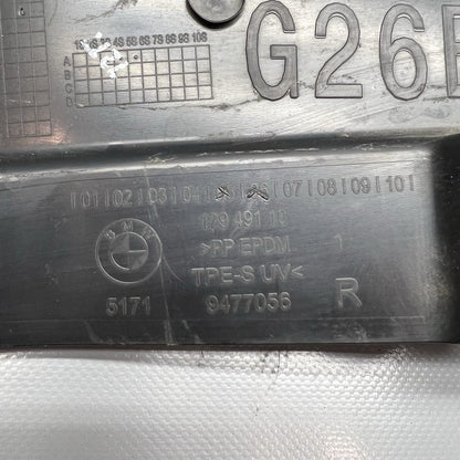 9477056 BMW I4 FRONT BUMPER DEFLECTOR SHIELD RIGHT 2022 2023 OEM 9477056