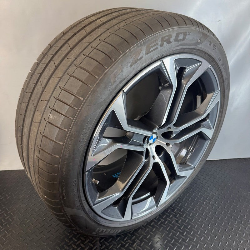 BMW X5 WHEEL RIM 21 INCH REAR 2020 2021 2022 2023 2024 2025 2026 OEM 6