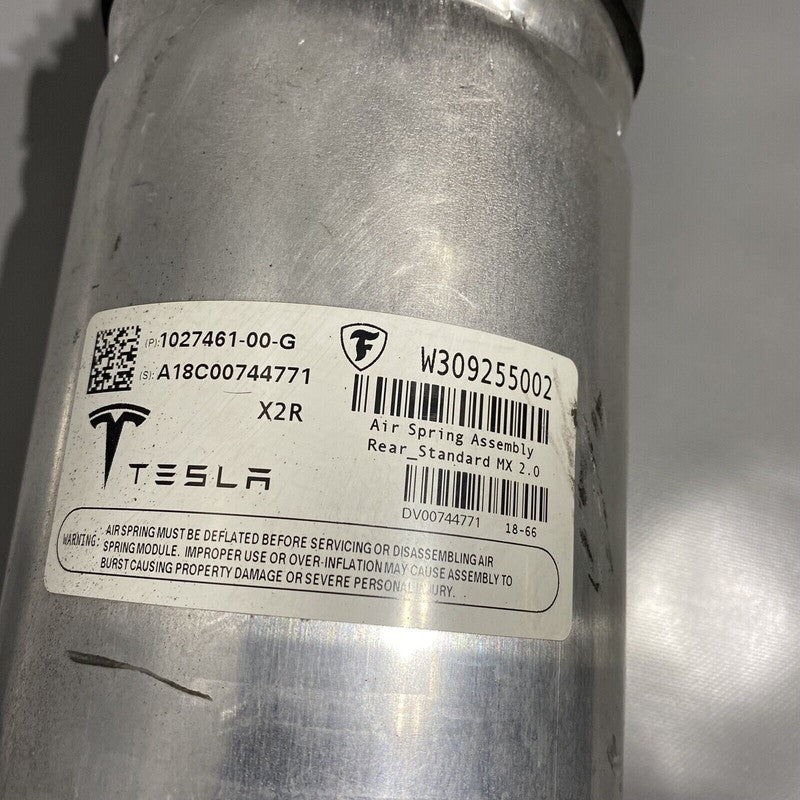 1027461-00-G TESLA MODEL X AIR SPRING STRUT SHOCK REAR 2017 2018 2019 OEM 1027461-00-G 