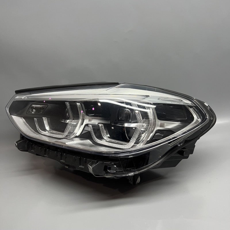 BMW X3 HEADLIGHT LEFT DRIVER X4 2018 2019 2020 2021 ADAPTIVE LED OEM 8