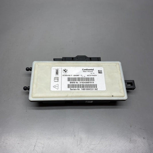 6577-9343687-01 BMW X3 SAFETY CONTROL MODULE 6577-9343687-01 2012 2013 2014 2015 OEM