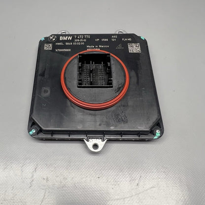 7472770 BMW X3 HEADLIGHT MODULE 2018 2019 2020 2021 OEM 7472770
