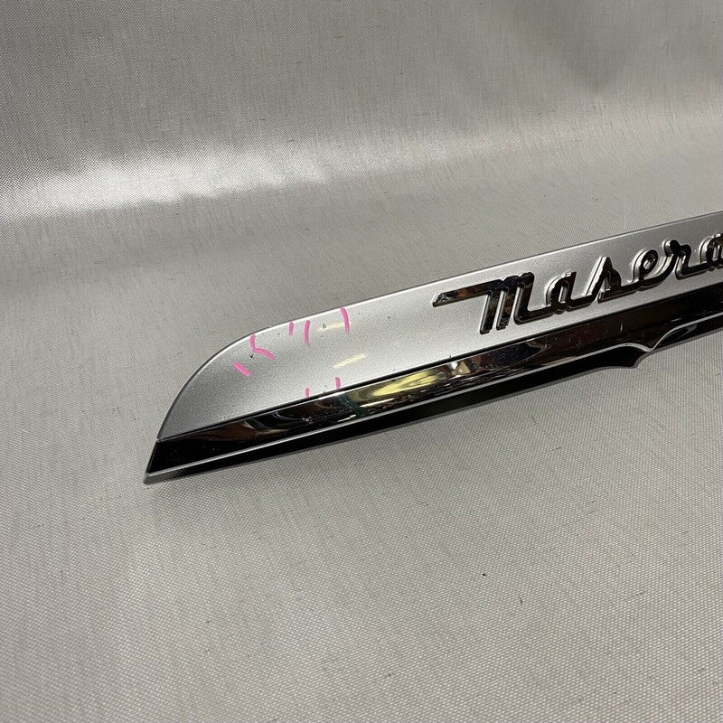 670017267 MASERATI GHIBLI NUMBER PLATE LIGHT TRIM 670017267 2014 2015 2016 OEM