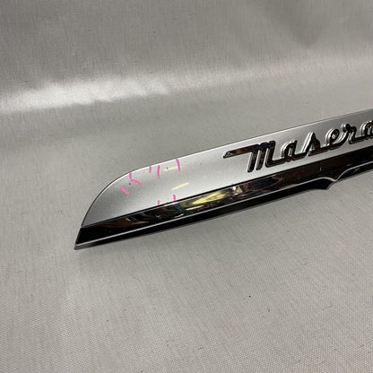 670017267 MASERATI GHIBLI NUMBER PLATE LIGHT TRIM 670017267 2014 2015 2016 OEM