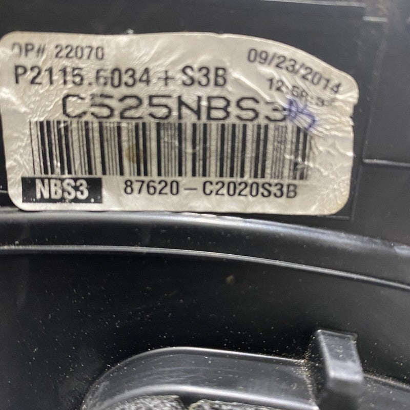 HYUNDAI SONATA MIRROR RIGHT PASSENGER SEDAN 2015 2016 2017 BLIND SPOT