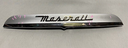 670017267 MASERATI GHIBLI NUMBER PLATE LIGHT TRIM 670017267 2014 2015 2016 OEM