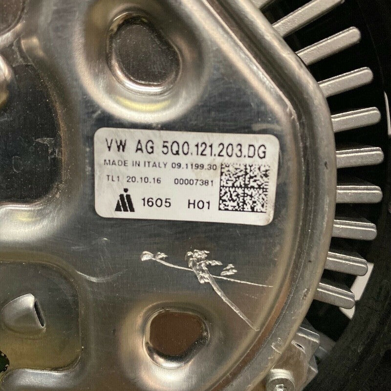 5q0121203dg AUDI A3 RADIATOR FAN E-TRON SPORTSBACK 2016 2017 2018 OEM