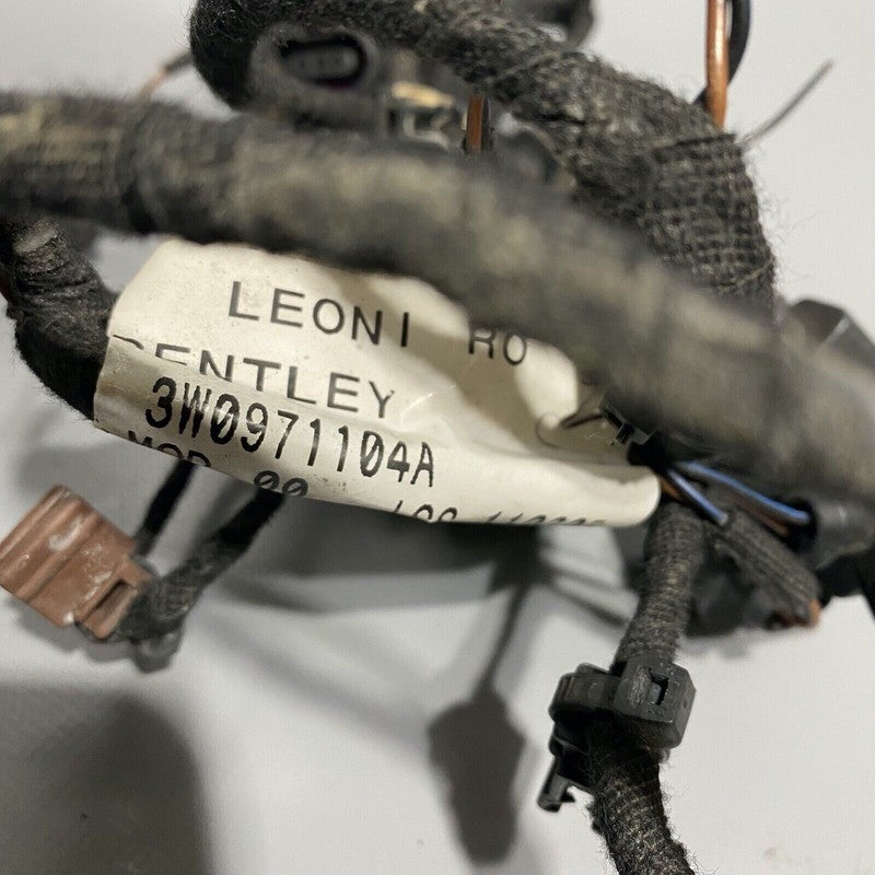 3W0971104A BENTLEY GT REAR BUMPER HARNESS 2004 2005 2006 2007 2008 OEM 3W0971104A