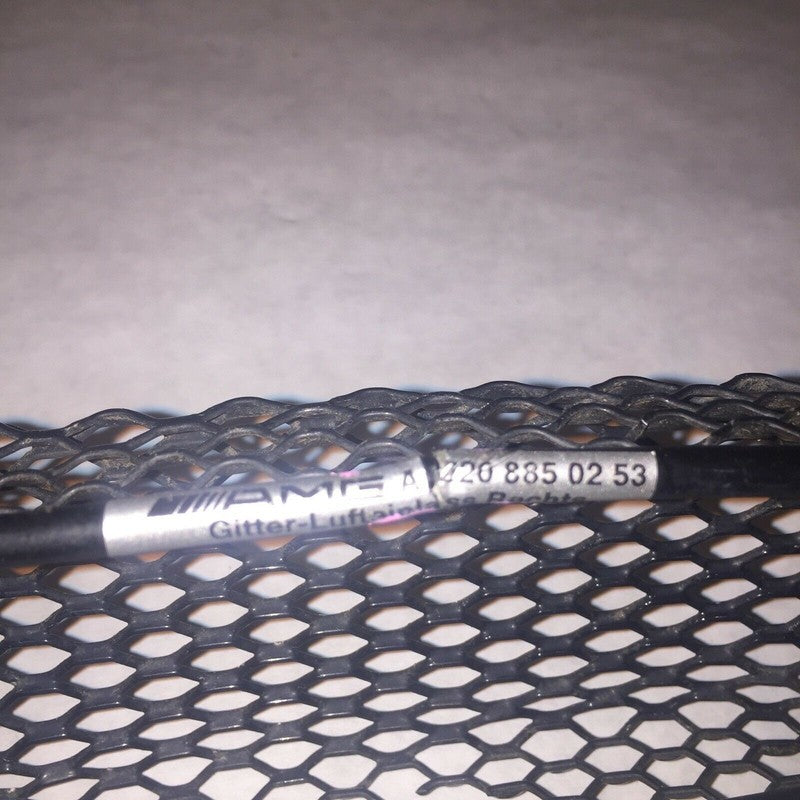A2208850253 MERCEDES BENZ S500  BUMPER GRILLE S55 W220 RIGHT FRONT AMG 2000 2001 2002 OEM