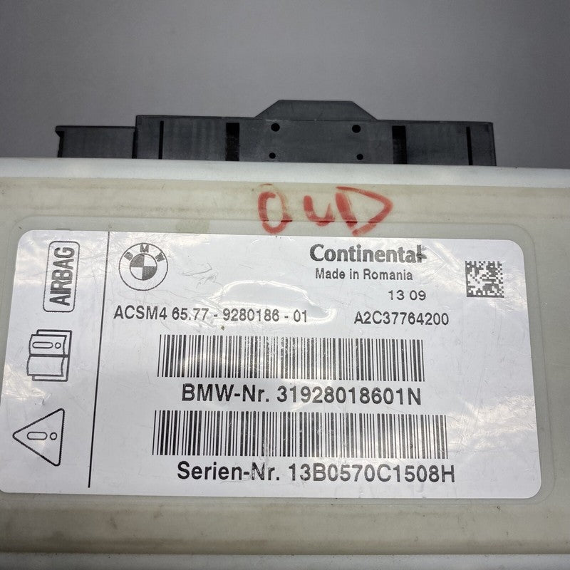 6577-9280186-01 BMW X3 SAFETY CONTROL MODULE 6577-9280186-01 2011 2012 2013 2014 2015 2016 2017