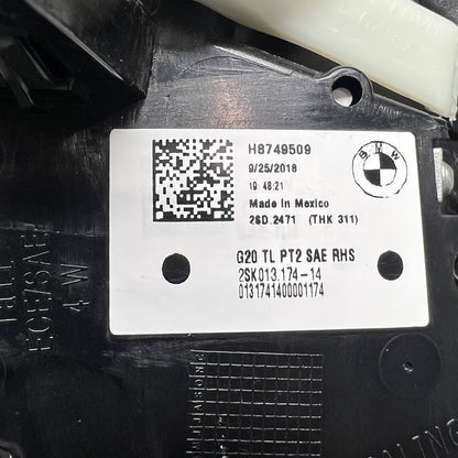 H8749509 BMW M3 TAIL LIGHT INNER RIGHT 330 M340 2019 2020 2021 OEM H8749509 SEDAN